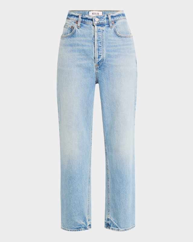 90s Pinch Waist Cropped Jeans